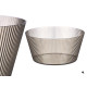 TAÇA GRD CINZENTA RISCAS 4 L