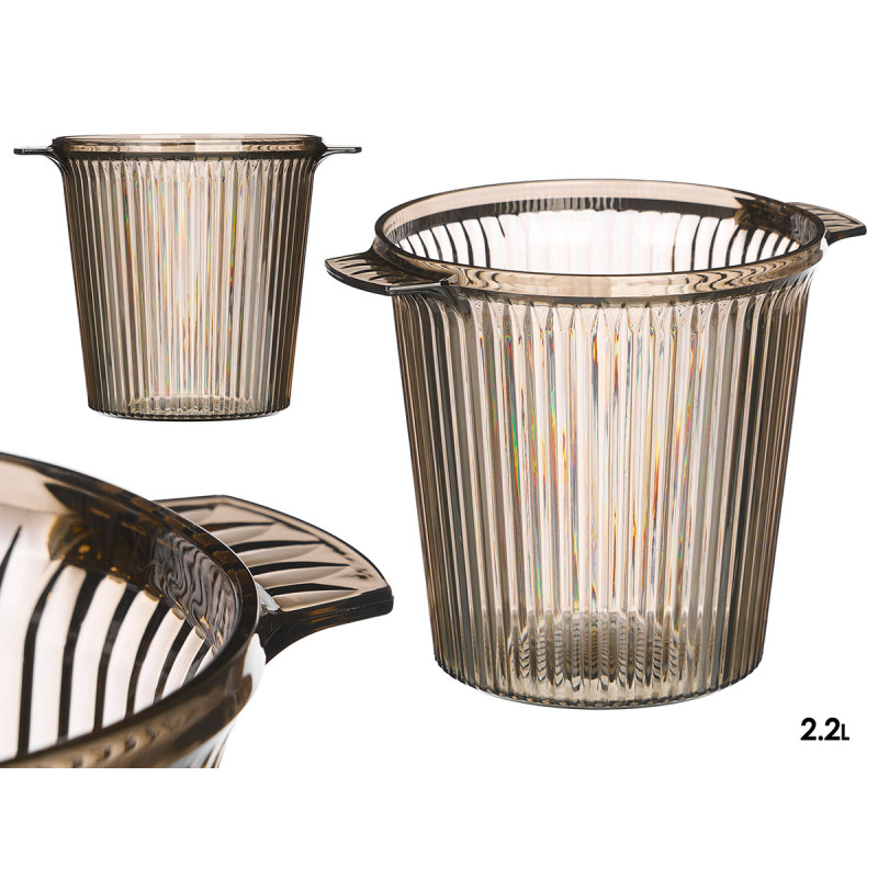 GRAY STRIPED CHAMPAGNE BUCKET 2,2L