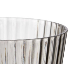 STRIPED GRAY GLASS 300 ML