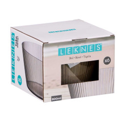 BOL RAYURES GRIS PETIT 800 ML