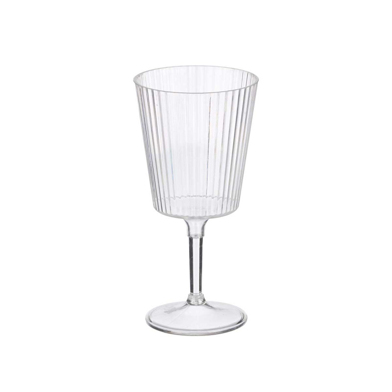 CÁLICE TRANSPARENTE RISCAS 400 ML