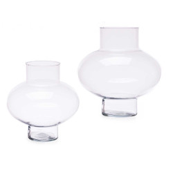 FLATTENED SPHERE VASE