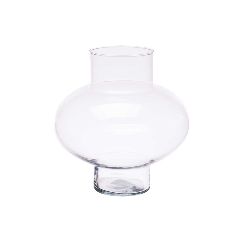 FLATTENED SPHERE VASE
