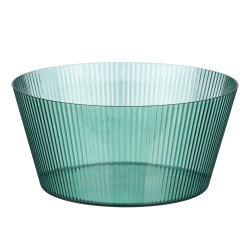 BIG STRIPED GREEN BOWL 4 L