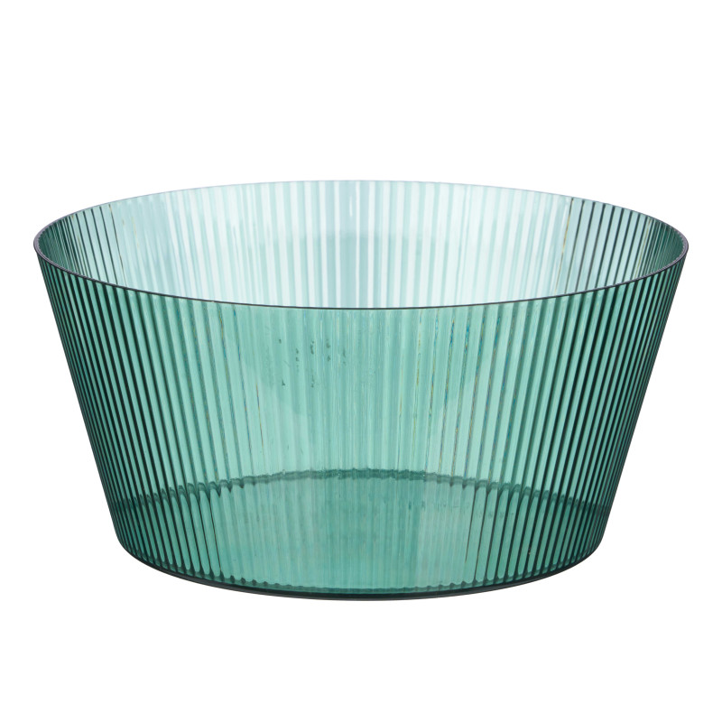 BIG STRIPED GREEN BOWL 4 L