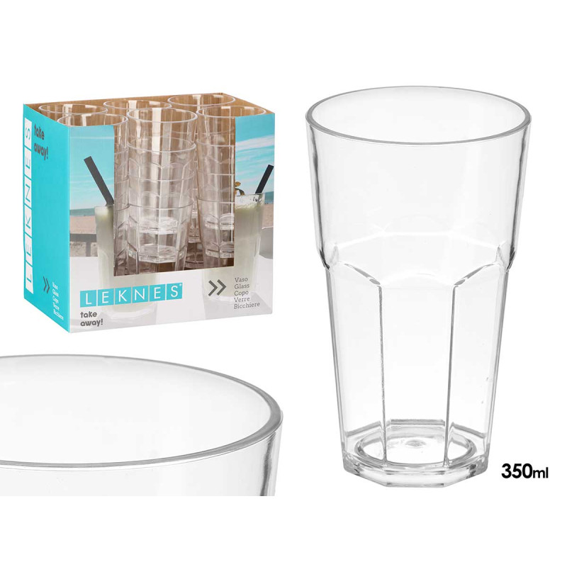 COPO TRANSPARENTE 350ML