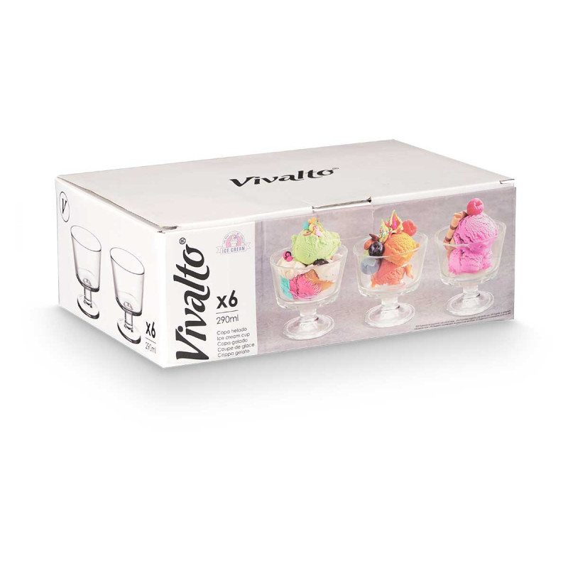 TAÇA PARA GELADO LISA 290ML