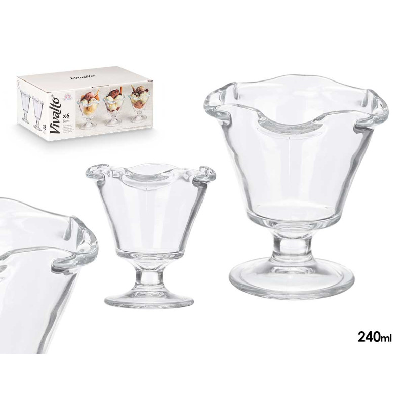 WAVY ICE CREAM CUP 240ML