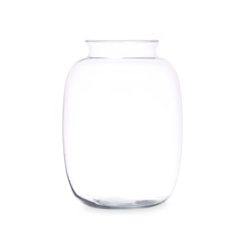 CONVEX VASE WITH WIDE MOUTH  