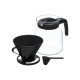 CARAFE CAFETIÈRE FILTRE NOIR 1,2L