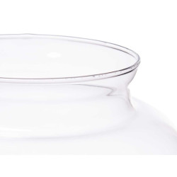 CONVEX VASE WITH WIDE MOUTH  