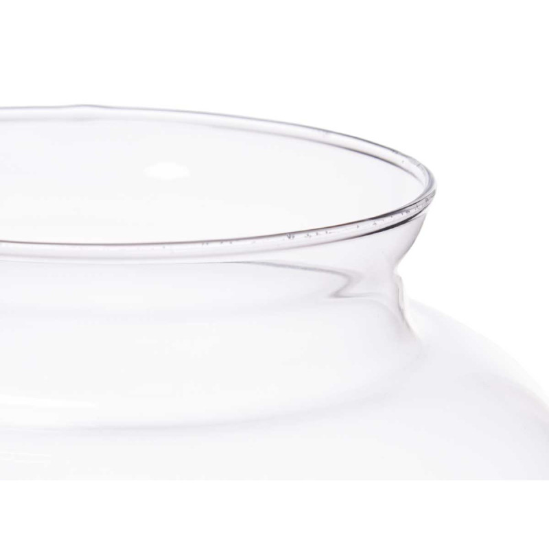 CONVEX VASE WITH WIDE MOUTH  
