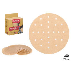 SET 50 ROUND AIR FRYER LINERS