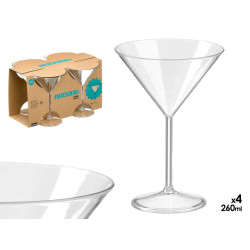 SET 4 COPPA MARTINI ACRILICO 260ML