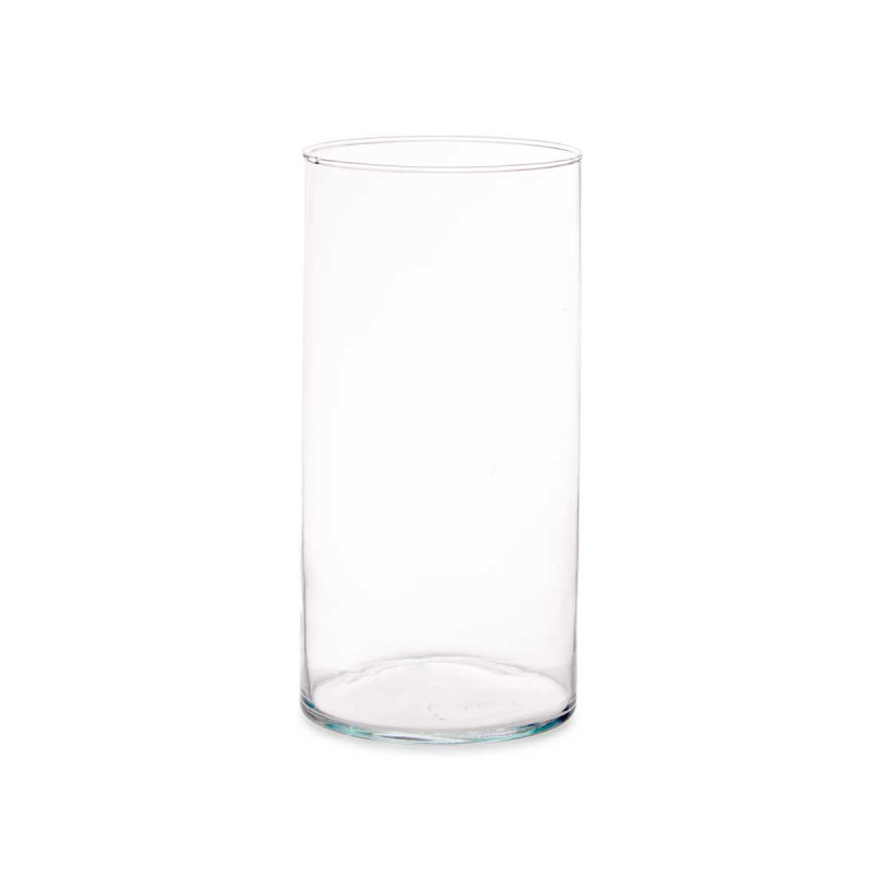 JARRON CRISTAL CILINDRO 15CM DIAM X 30CM