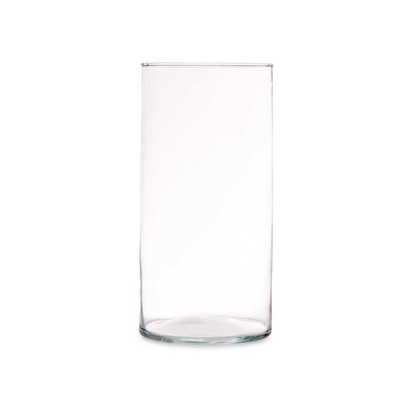 JARRON CRISTAL CILINDRO 15CM DIAM X 30CM