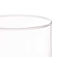 VASO DI VETRO CILINDRICO 30CM DIAM 15 CM