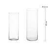 JARRON CRISTAL CILINDRO 15CM DIAM X 40CM