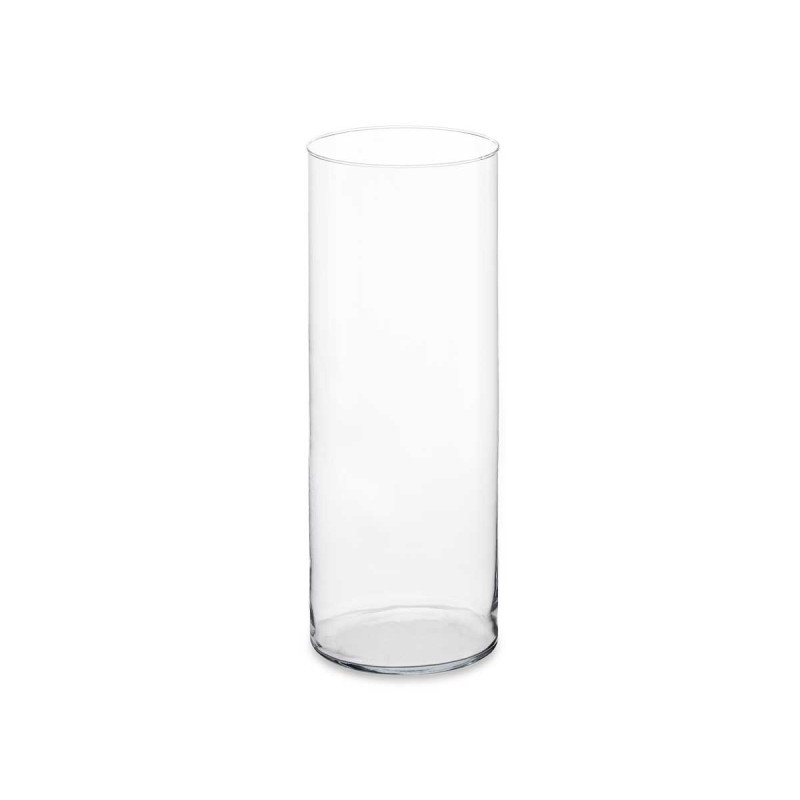 JARRON CRISTAL CILINDRO 15CM DIAM X 40CM