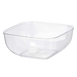 BOWL QUADRATO GRANDE TRASPARENTE 5 L