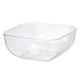 SQUARE BIG BOWL TRANSPARENT 5 L