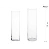 VASO VIDRO CILINDRICO 50CM DIAM 15 CM 