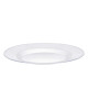 BIG ROUND TRANSPARENT PLATE 27,5CM DIAM