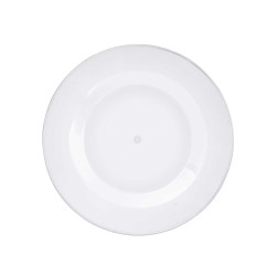 PRATO REDONDO GRANDE TRANSPARENTE 27,5CM DIAM