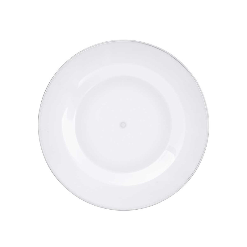 BIG ROUND TRANSPARENT PLATE 27,5CM DIAM