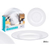 ASSIETTE ROND PETIT TRANSPARENT 20,5CM DIAM