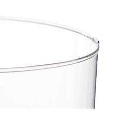VASE VERRE CYLINDRE 50CM DIAM 15 CM 