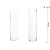 VASE VERRE CYLINDRE 60CM DIAM 15 CM 