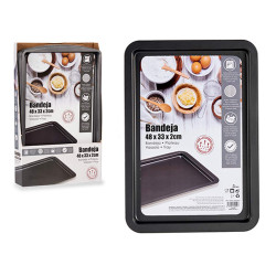 BANDEJA RECTANGULAR METAL 48CM