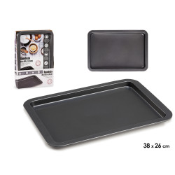 PLATEAU RECTANGULAIRE METAL 38CM