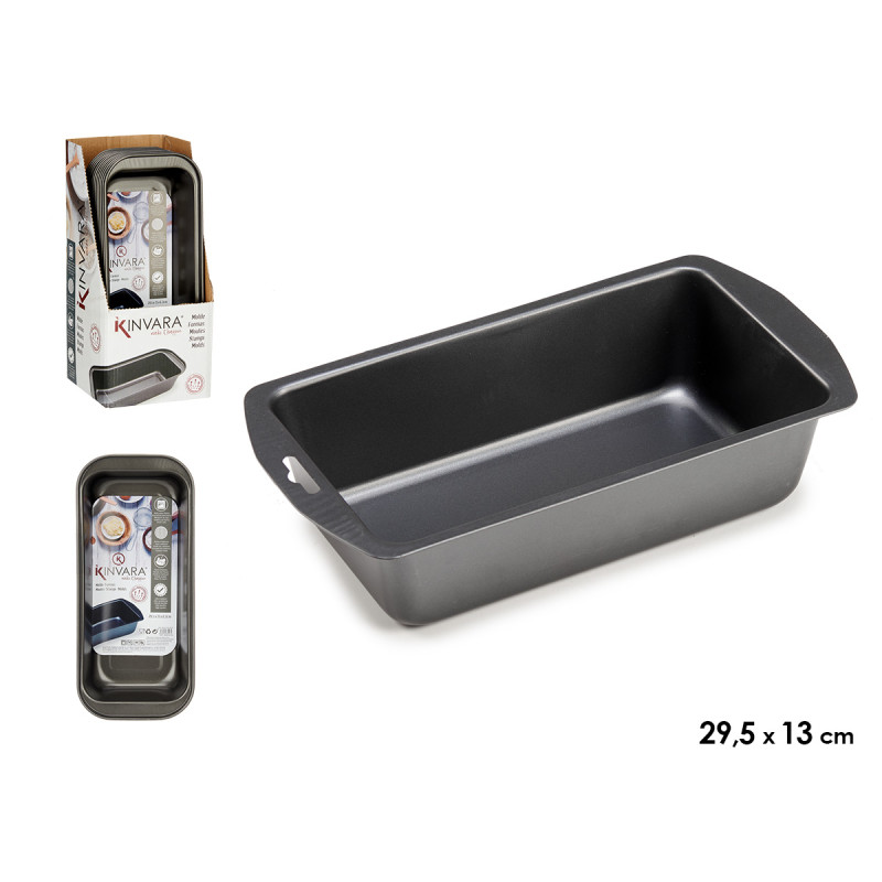 29,5CM RECTANGULAR METAL TRAY  