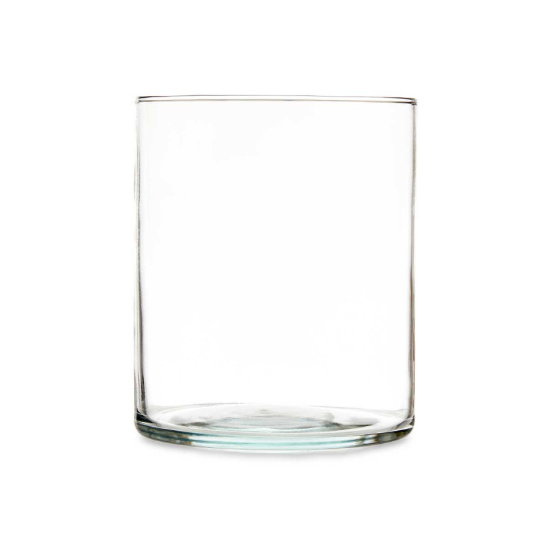 JARRON CRISTAL CILINDRO 17CM DIAM X 20CM