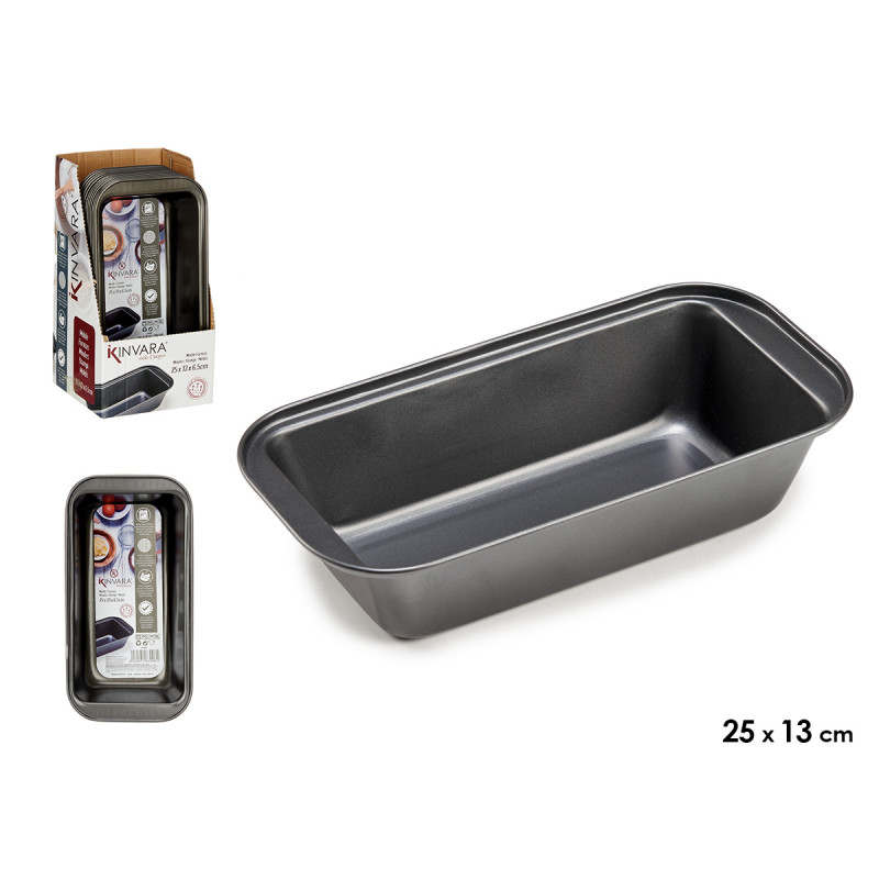 25,3CM RECTANGULAR METAL TRAY  