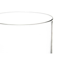VASO DI VETRO CILINDRICO 20CM DIAM 17 CM 
