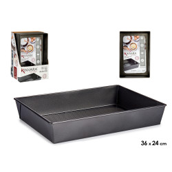 36CM RECTANGULAR METAL MOLD 