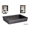 36CM RECTANGULAR METAL MOLD 