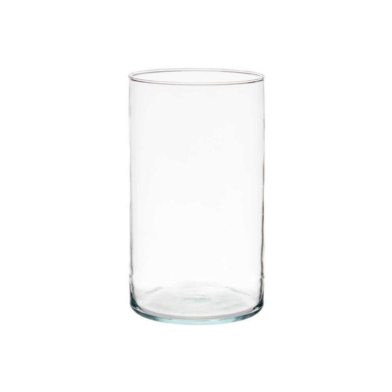JARRON CRISTAL CILINDRO 17CM DIAM X 30CM