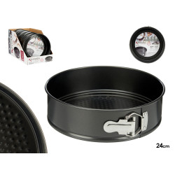 MOLDE REDONDA DE METAL AJUSTÁVEL 24CM 