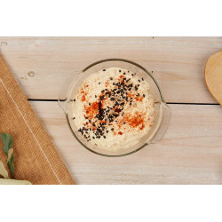 CASSEROLE RONDE VERRE APÉRITIFS POIGNÉES 150ML