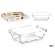 CAZUELA VIDRIO APERITIVO RECTANGULAR C ASAS 150ML