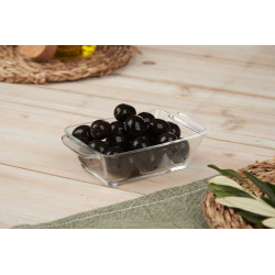 CASSERUOLA VETRO APERITIVO RETT CON MANICI 150ML