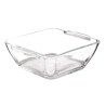 SQUARED GLASS APPETIZER CASSEROLE W HANDLES 150ML