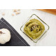 CASSERUOLA VETRO APERITIVO QUAD CON MANICI 150ML