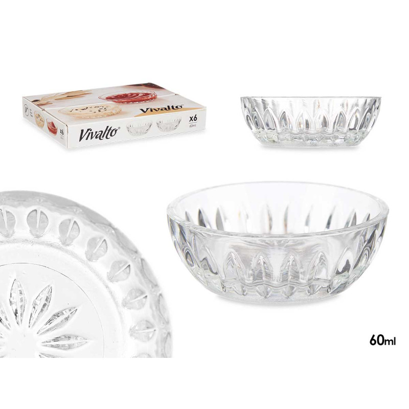 SAUCIÈRES RONDES VERRE 60ML