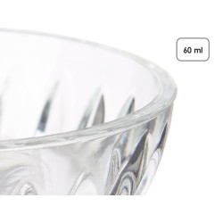 SAUCIÈRES RONDES VERRE 60ML