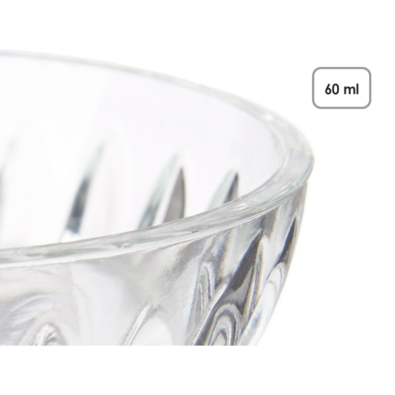 SAUCIÈRES RONDES VERRE 60ML